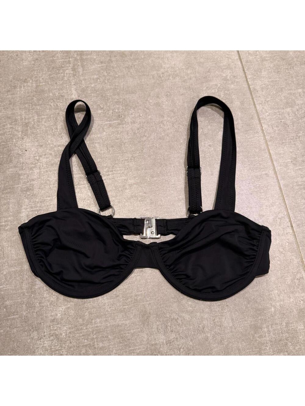Women's Black Bikini-and-tankini-top